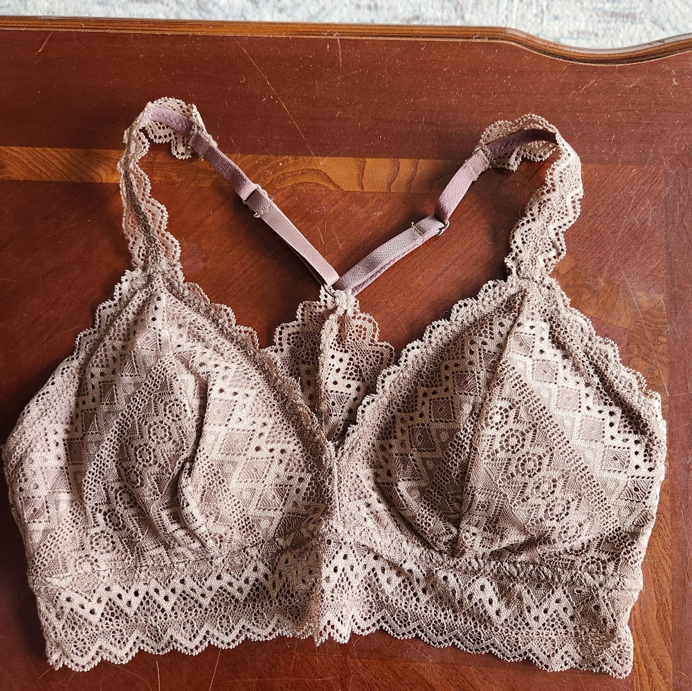 Brown lace Bralette